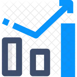 Gráfico de crescimento  Ícone