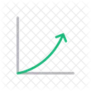 Crescimento Aumento Grafico Ícone