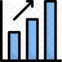 Grafico De Crescimento Crescimento Grafico De Aumento Ícone