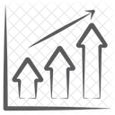 Estatisticas Infografico Grafico De Crescimento Ícone