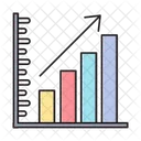 Gráfico de crescimento  Ícone