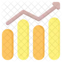 Gráfico de crescimento  Ícone