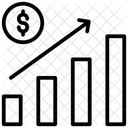 Grafico De Crescimento Grafico Analise Ícone