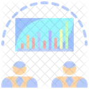 Gráfico de crescimento  Ícone