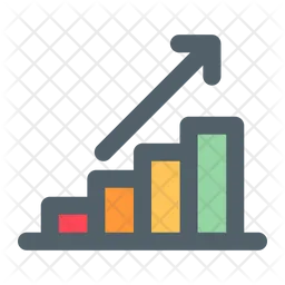 Gráfico de crescimento  Ícone