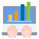 Gráfico de crescimento  Ícone