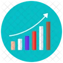 Grafico De Crescimento Estatisticas Crescimento Do Negocio Ícone