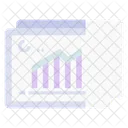 Grafico De Crescimento Relatorio Negocios Ícone