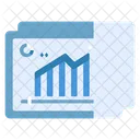 Grafico De Crescimento Relatorio Negocios Ícone