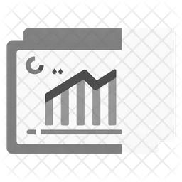 Gráfico de crescimento  Ícone