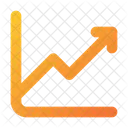 Grafico De Crescimento Transing Seta Ícone