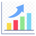 Gráfico de crescimento  Ícone