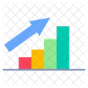 Gráfico de crescimento  Ícone