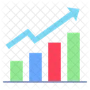 Gráfico de crescimento  Ícone