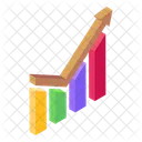 Gráfico de crescimento  Ícone