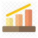 Gráfico de crescimento  Ícone