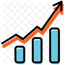 Gráfico de crescimento  Ícone