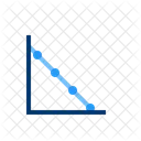 Gráfico de crescimento  Ícone