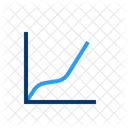 Gráfico de crescimento  Ícone