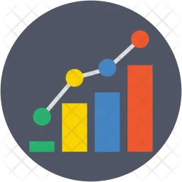 Gráfico de crescimento  Ícone