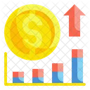 Gráfico de crescimento  Ícone