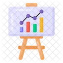 Analise De Dados Grafico De Crescimento Grafico De Negocios Ícone