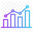 Gráfico de crescimento  Ícone
