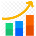 Gráfico de crescimento  Ícone