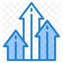 Gráfico de crescimento  Ícone