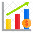Gráfico de crescimento  Ícone