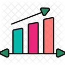 Gráfico de crescimento  Ícone