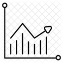 Grafico De Crescimento Grafico De Crescimento Analise De Dados Ícone