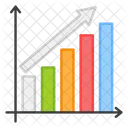 Grafico De Crescimento Grafico De Crescimento Estatisticas Ícone