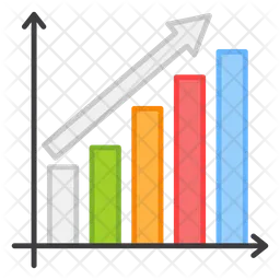 Gráfico de crescimento  Ícone