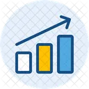 Gráfico de crescimento  Ícone