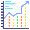 Grafico De Crescimento Crescimento Analitico Crescimento Analitico Ícone