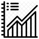 Grafico De Crescimento Crescimento Analitico Crescimento Analitico Ícone