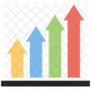 Gráfico de crescimento  Ícone