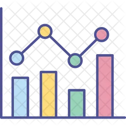 Gráfico de crescimento  Ícone