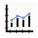 Gráfico de crescimento  Ícone