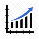 Gráfico de crescimento  Ícone