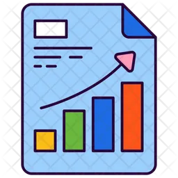 Gráfico de crescimento  Ícone