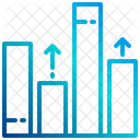 Gráfico de crescimento  Ícone