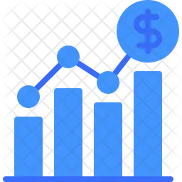 Gráfico de crescimento  Ícone