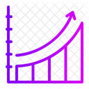 Gráfico de crescimento  Ícone