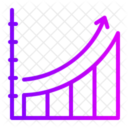 Gráfico de crescimento  Ícone