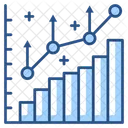 Gráfico de crescimento  Ícone