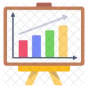 Gráfico de crescimento  Ícone