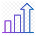Gráfico de crescimento  Ícone