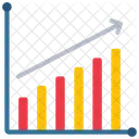 Gráfico de crescimento  Ícone